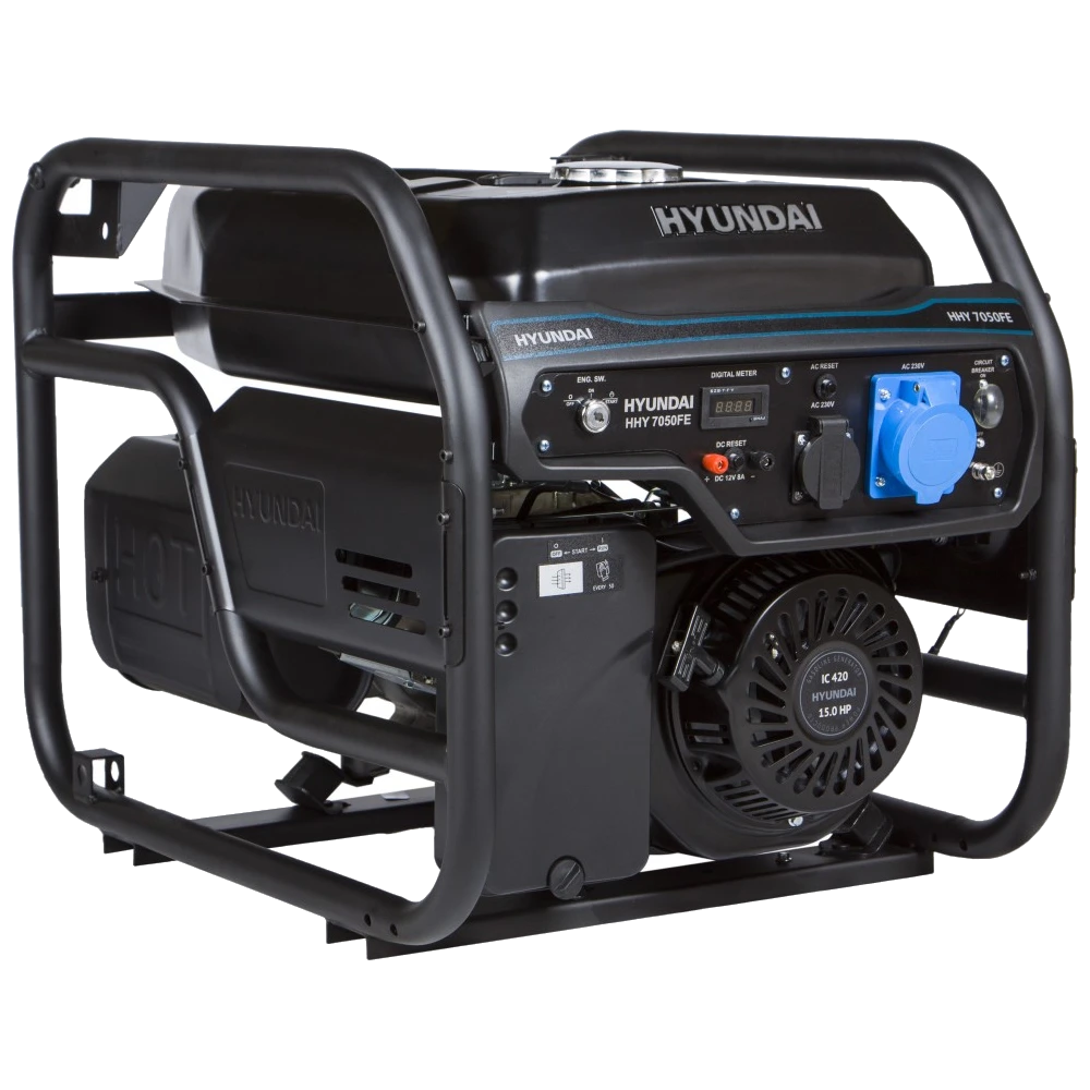Генератор бензиновий · Hyundai HHY 7050FE