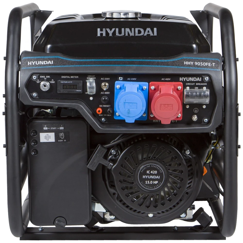 Генератор бензиновий · Hyundai HHY 9050FE-T