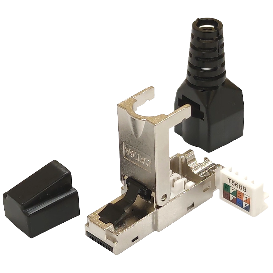 Конектор екранований безінструментальний · RJ45 STP кат. 6A