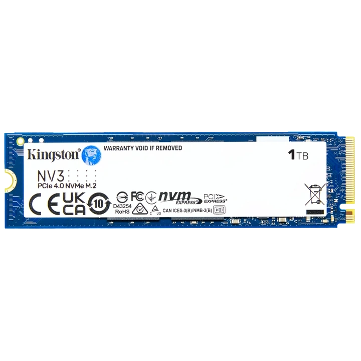 Накопичувач · Kingston 1TB NV3 SSD M.2 2280 PCIe 4.0 NVMe
