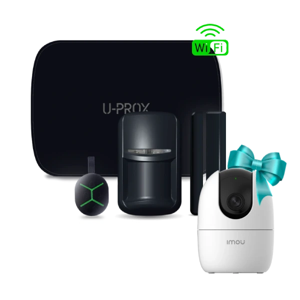 Комплект U-Prox MPX L KF kit Black · + IPC-K2EP-3H3W в подарунок
