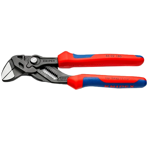Кліщі переставні-гайковий ключ · KNIPEX 86 02 180