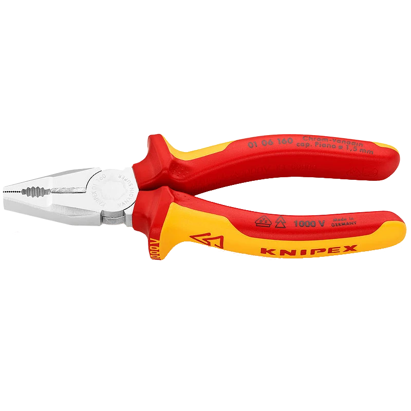 Пасатижі (плоскогубці) · KNIPEX 01 06 160
