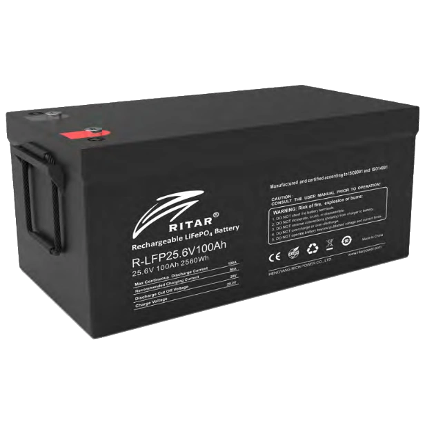 Літієва акумуляторна батарея · Ritar R-LFP25.6V100AH G1 з bluetooth
