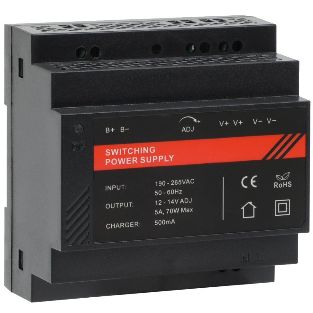 Блок живлення на DIN рейку · DR12060-02B 12V/5A