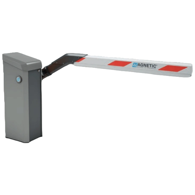 Шлагбаум Magnetic без стріли (правий проїзд) сірий алюміній · PARKING PRO-RA00010