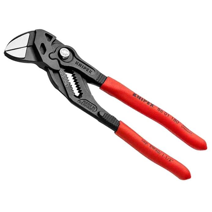 Кліщі переставні-гайковий ключ · KNIPEX 86 01 180