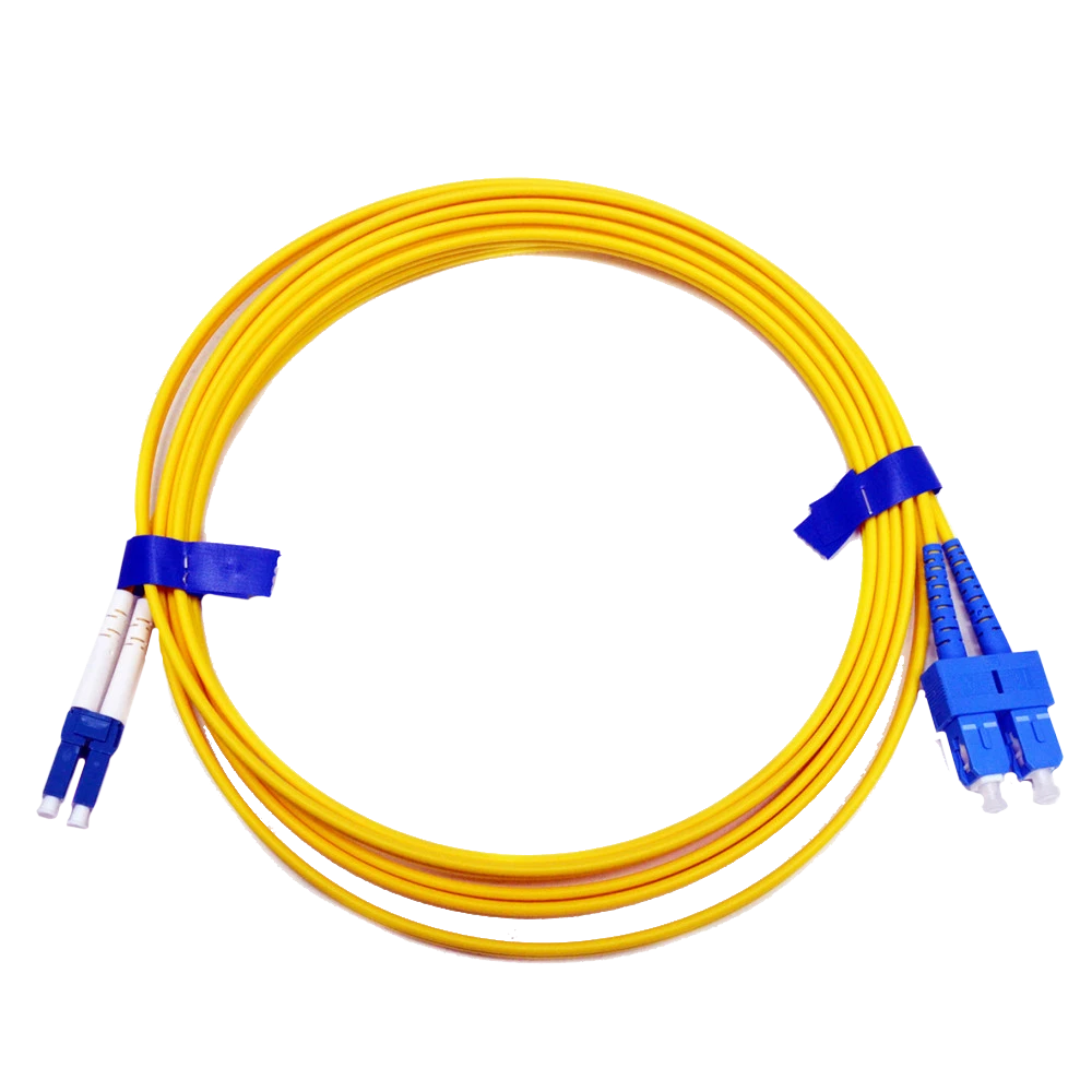 Патчкорд оптичний · SC/UPC-LC/UPC SM 2м Duplex Slim