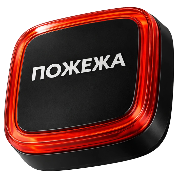 Cповіщувач · Ajax EN54 FireProtect (VAD) black пожежний світловий “ПОЖЕЖА“