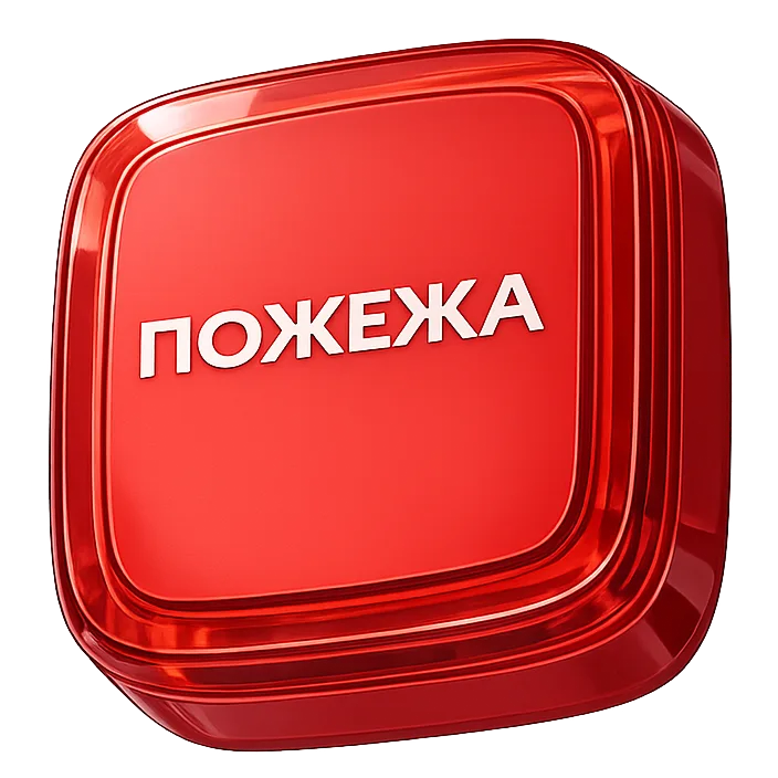 Cповіщувач · Ajax EN54 FireProtect (VAD) red пожежний світловий "ПОЖЕЖА"