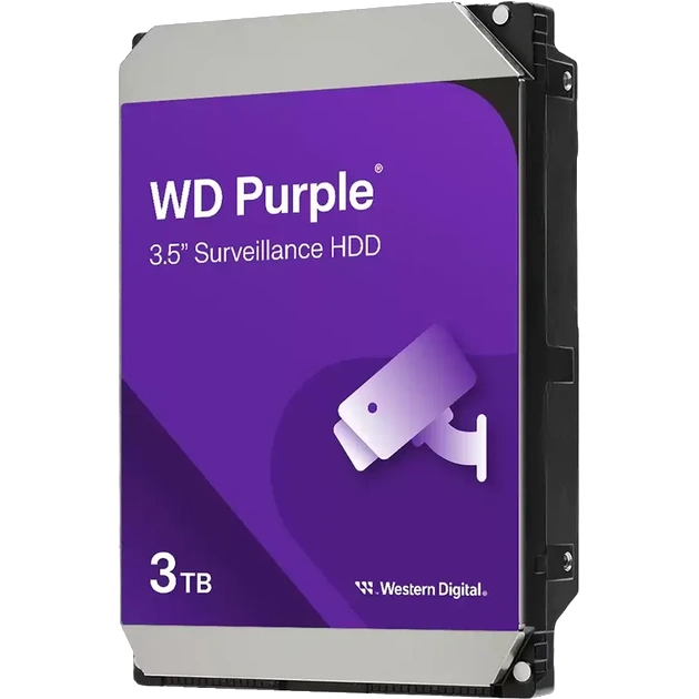 Жорсткий диск · Western Digital Purple Surveillance 3TB 5400rpm 128MB (WD34PURZ)