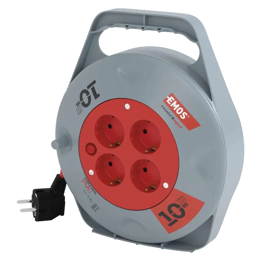 Подовжувач на котушці · EMOS P19510 10м SCHUKO