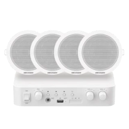 Гібридний аудіокомплект · Hikvision DS-QAE1KA80206-4