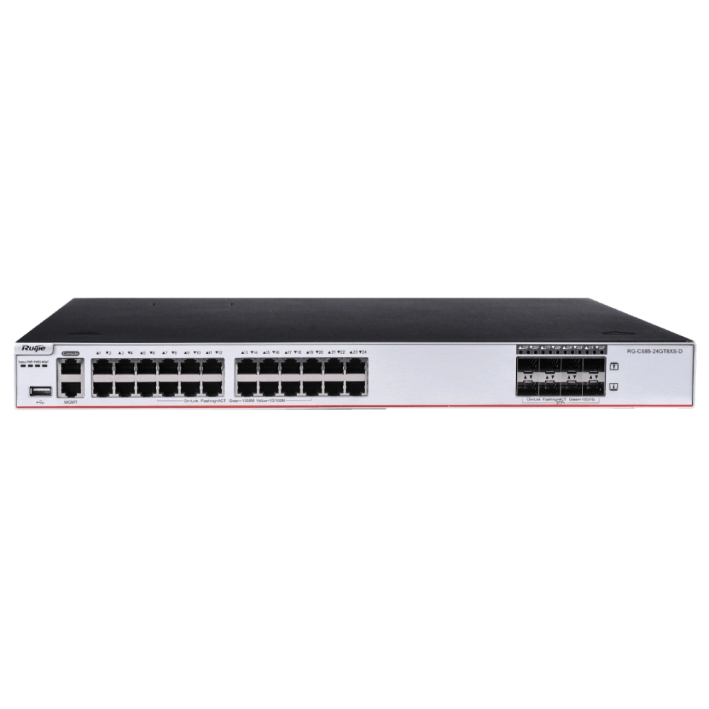 Комутатор 24 порти керований · Ruijie RG-CS85-24GT8XS-D L3