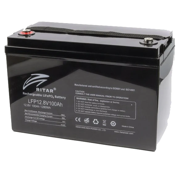 Акумуляторна батарея з bluetooth · Ritar LFP12.8V100AH