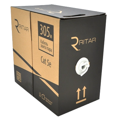 Кабель · Ritar UTP (4x2x0.51) 4p 24 AWG 305м