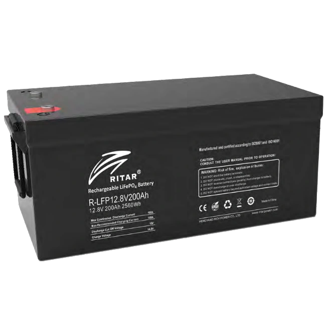 Літієва акумуляторна батарея · Ritar R-LFP12.8V200AH G1 з bluetooth