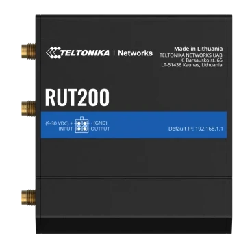 Промисловий стільниковий маршрутизатор · Teltonika RUT200 з 4G LTE, Wi-Fi
