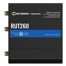 Промисловий стільниковий маршрутизатор · Teltonika RUT260 4G LTE, Wi-Fi