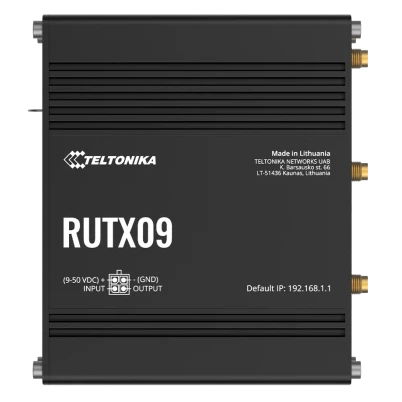 Промисловий стільниковий маршрутизатор · Teltonika RUTX09 IoT з 4G LTE, Wi-Fi