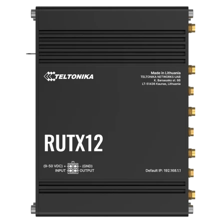 Промисловий стільниковий маршрутизатор · Teltonika RUTX12
