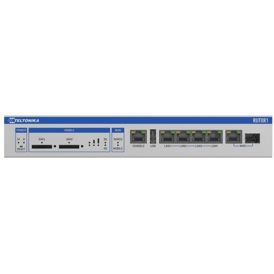 Промисловий стільниковий маршрутизатор · Teltonika RUTXR1 LTE SFP