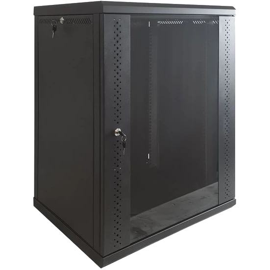 Шафа · EServer 12U 600х350х637 скло, чорна