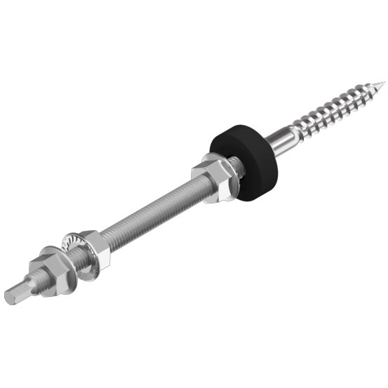 Гвинт/шуруп комбін · М10х200 + DIN6923+EPDM А2