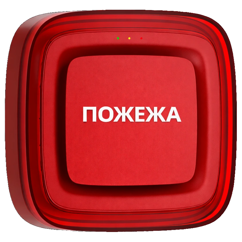 Cповіщувач · Ajax EN54 FireProtect (Sounder/VAD) red пожежний світлозвуковий "ПОЖЕЖА"