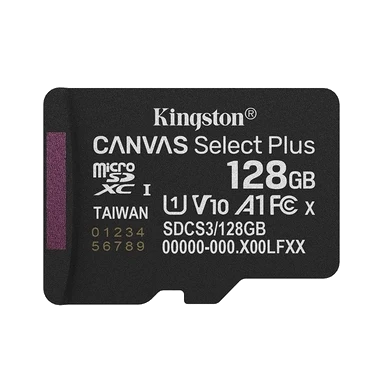 Карта пам'яті · Kingston microSD128GB C10 UHS-I A1 V10 R150MB/s