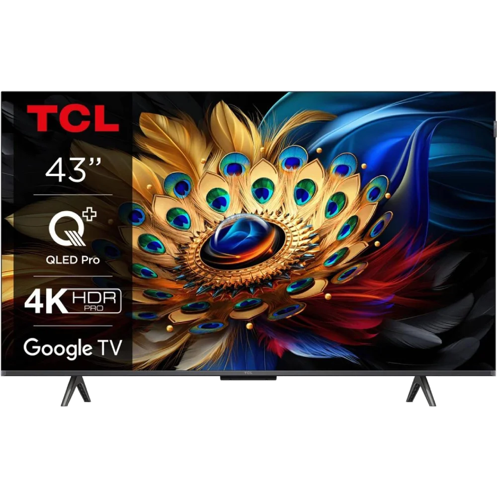 Телевізор · TCL 43C69B QLED 4K 60Hz Smart Google TV Titan