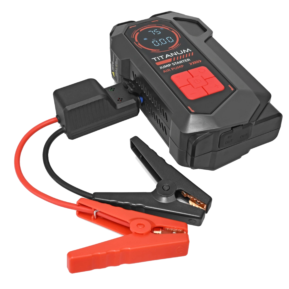 Пускозарядний пристрій 4в1 · TITANUM TA-JSQ18 2000A 10000mAh