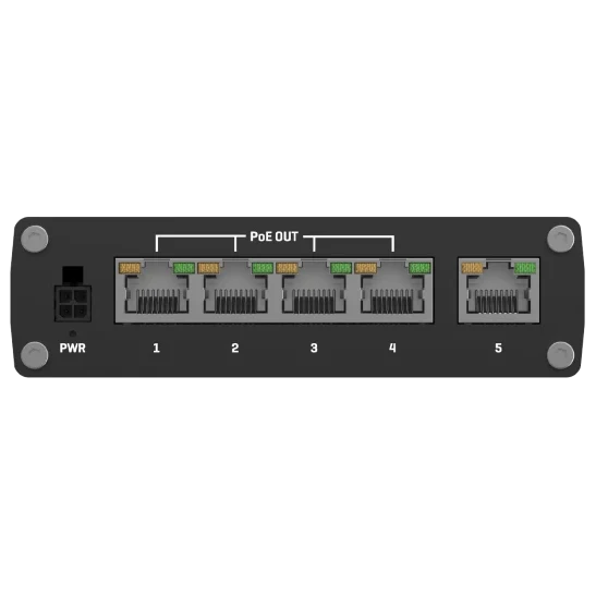 Комутатор 5 портів некерований · Teltonika TSW100 POE+