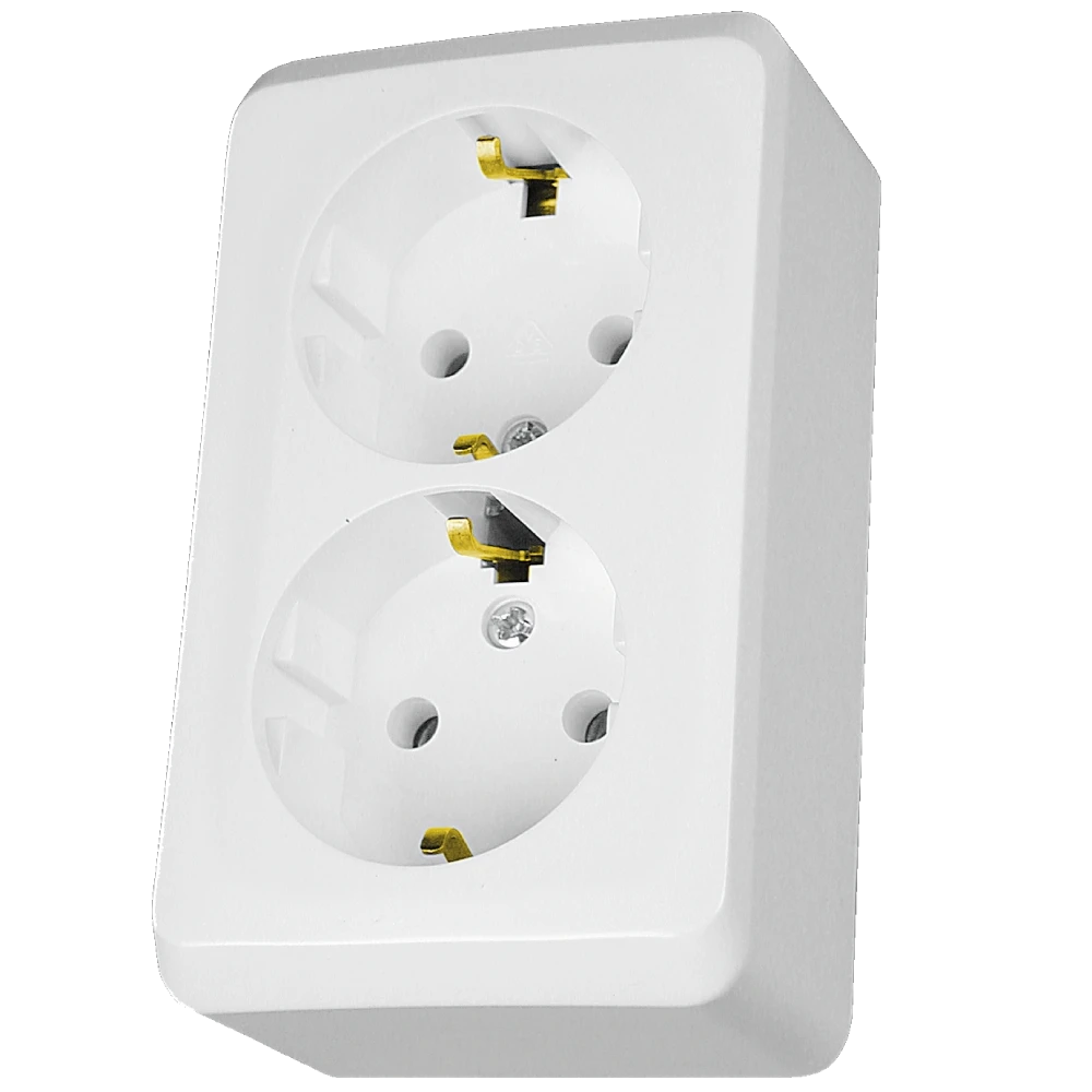 Подвійна розетка з заземленням · Schneider Electric PRIMA WDE001048