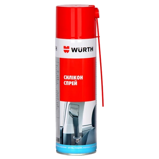 Силікон спрей · Wurth 500 мл