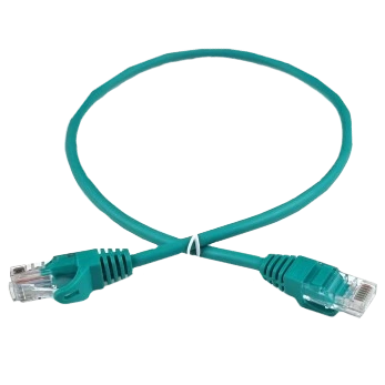 Патч-корд зелений 0.25м · EServer UTP CAT5e