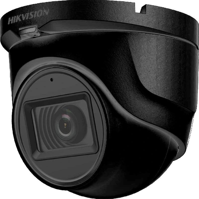 Turbo HD відеокамера Hikvision · DS-2CE76H0T-ITMFS (Black)(AVINET) 5МП (2.8мм) з мікрофоном