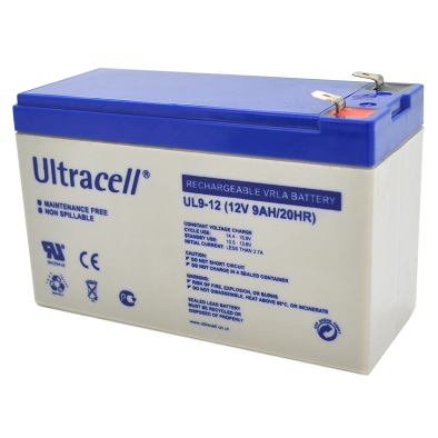 Свинцево-кислотна акумуляторна батарея · Ultracell UL9-12 9A•г 12В