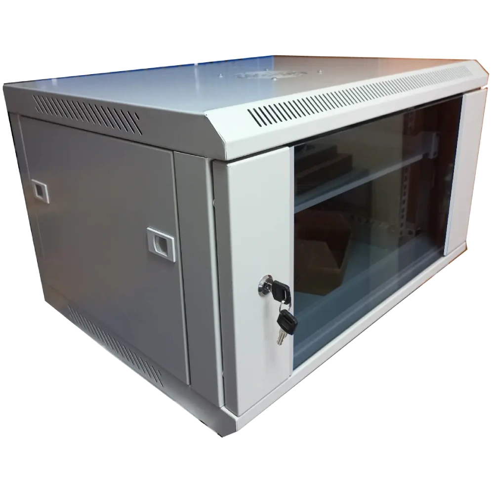 Шафа комутаційна настінна 6U 600x350 розбірна · Hypernet WMNC-35-6U-FLAT-AC