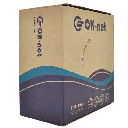 Кабель UTP вуличний 2*2*0,48 500 м · OK-Net КПП-ВП (100) cat 5e