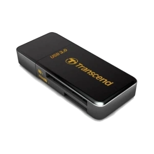 Зчитувач · Transcend USB 3 1 Gen 1 microSD/SD Black