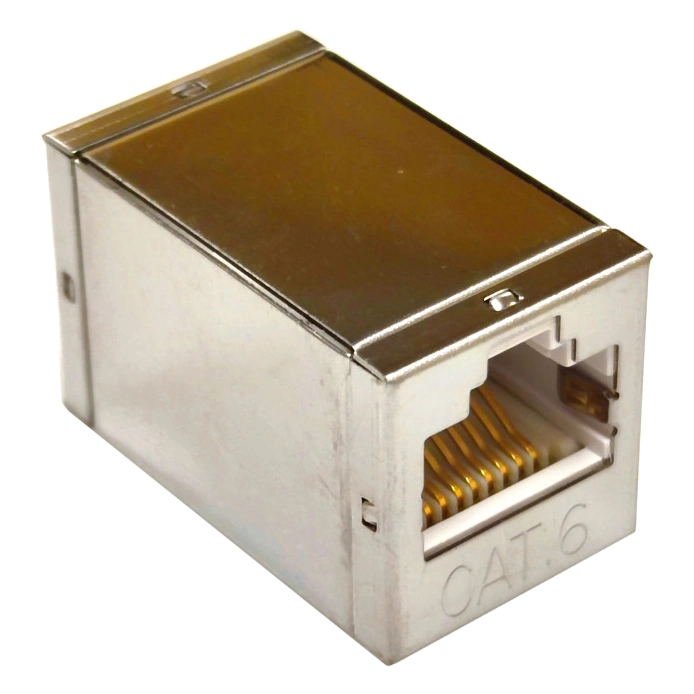 З'єднувач витої пари екранований кат. 6 під конектори · RJ-45