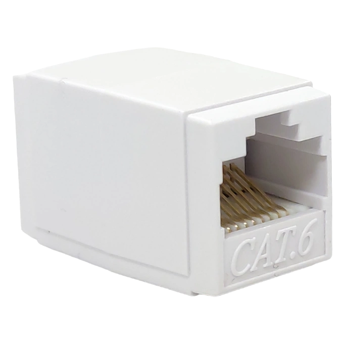 З'єднувач витої пари неекранований кат. 6 під конектори · UTP RJ-45