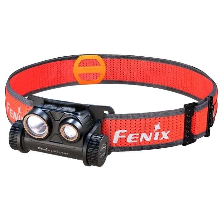 Ліхтар налобний чорний · Fenix HM65R-DT