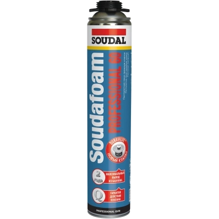 Піна монтажна 750мл · SOUDAL Soudafoam Gun P60