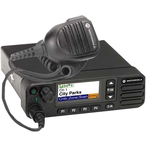 Цифрова автомобільна радіостанція · Motorola DM4601E VHF LP WIFI/BT/GNSS CD MBAR304NE (Compact Microphone, Power Cable and Trunnion)