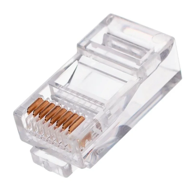 для UTP кручена пара · Конектор RJ-45 (упаковка 100 шт)
