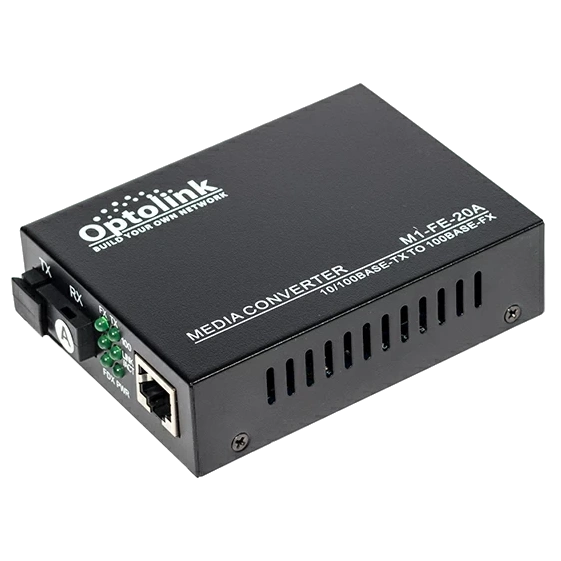 Медіаконвертор · Optolink-1M-FE-20B 1550Tx 20km