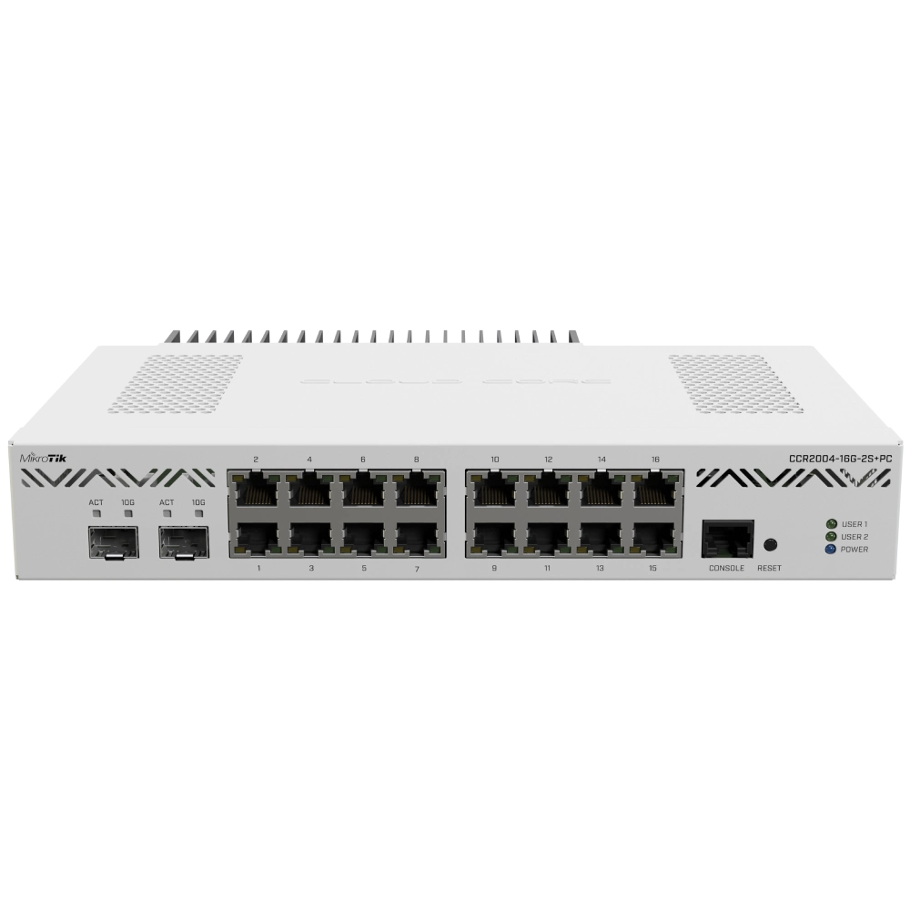 Маршрутизатор · MikroTik CCR2004-16G-2S+PC