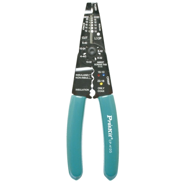 Кліщі для обжиму і зачистки · Pro'sKit CP-412G